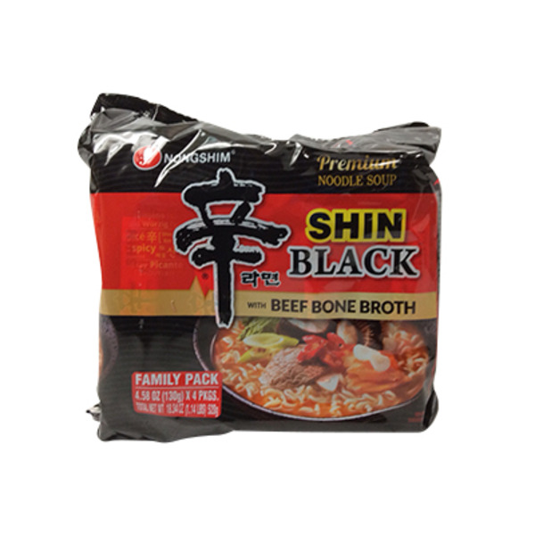 Nongshim Black Shin Ramyun with Beef Bone Broth