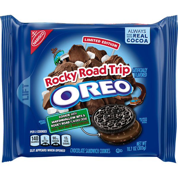 Oreo Sandwich Cookies, Chocolate, Rocky Road Trip Same-Day