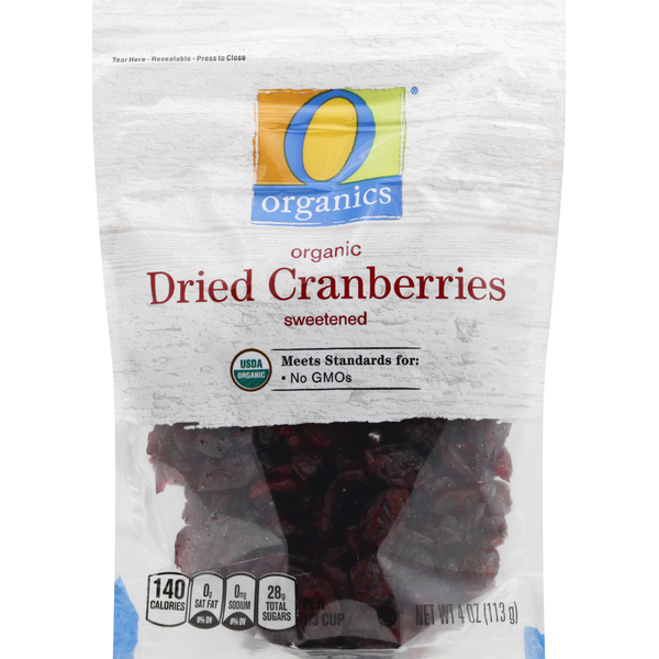 O Organics Cranberries, Organic, Dried, Sweetened