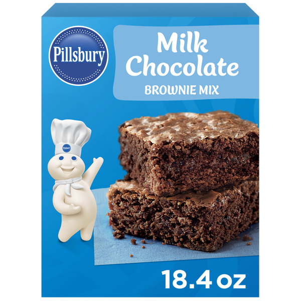 Pillsbury Milk Chocolate Brownie Mix, 18.4 Oz Box Same-Day