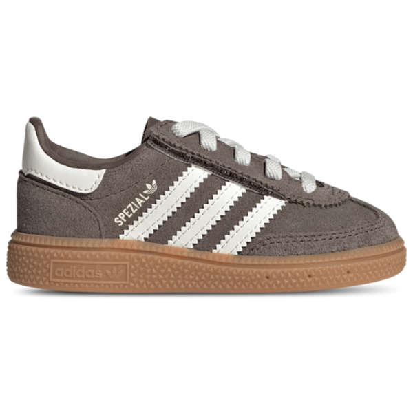 adidas Girls' Handball Spezial Toddler Basketball Shoes, Size 6.0 - Earth Strata/Off White/Gum