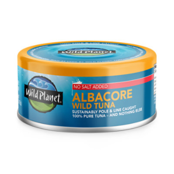 Wild Planet Wild Tuna, No Salt Added, Albacore
