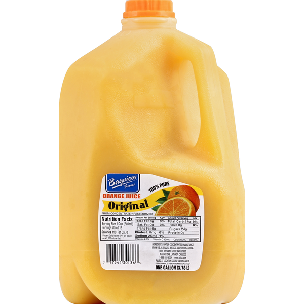 Bayview Farms 100% Juice, Pure, Original Same-Day Delivery or