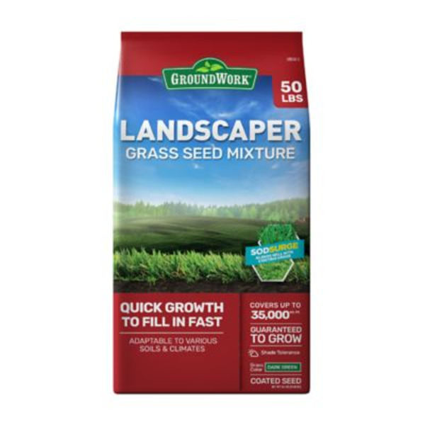 Ground Work 50 lb. 35,000 sq. ft. Landscapers Mix Grass Seed, South
