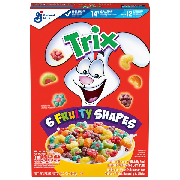General Mills Trix Fruity Shapes Cereal Same-Day Delivery or