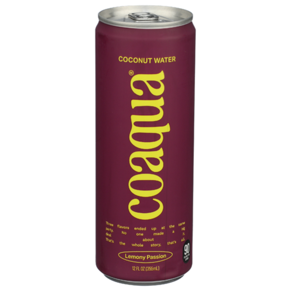 Coaqua Lemony Passion Coconut Water