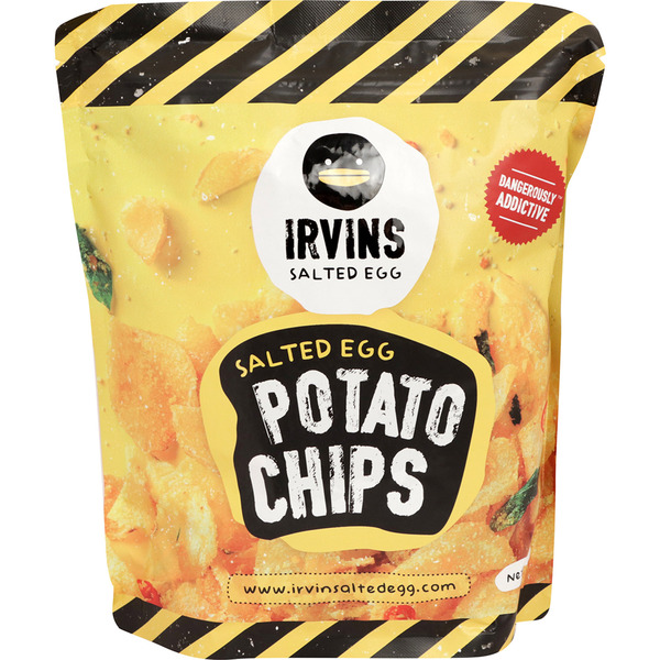 Irvins Large Salted Egg Potato Chips