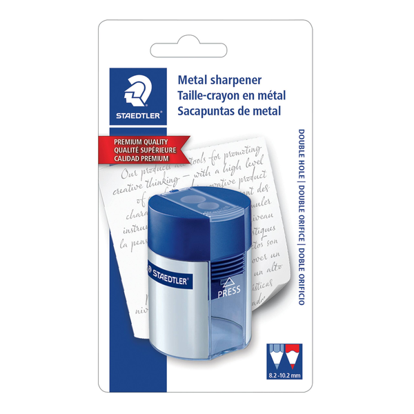 STAEDTLER Double-Hole Metal Pencil Sharpener