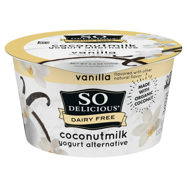 So Delicious Vanilla Coconut Milk Yogurt Alternative, Vegan, Non-GMO, Dairy Free