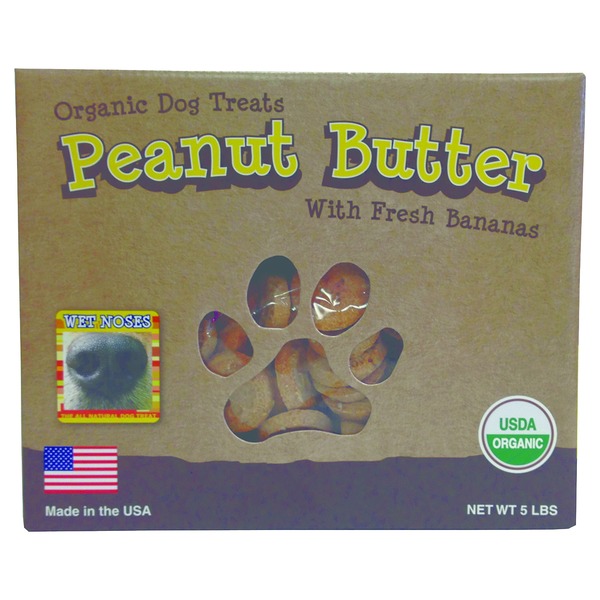 Wet Nose Organic Peanut Butter & Banana Dog Treats (5 lb) from Costco Instacart