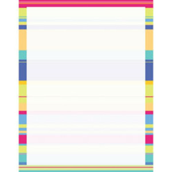 Gartner Studios Studios Design Paper - Bright Stripes - 8 1/2" x 11", 60 Lb