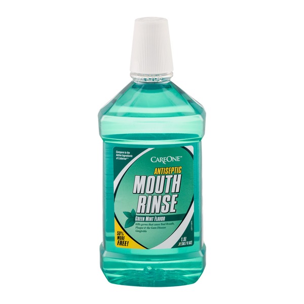 CareOne Antiseptic Mouth Rinse Green Mint (50.7 fl oz) Instacart