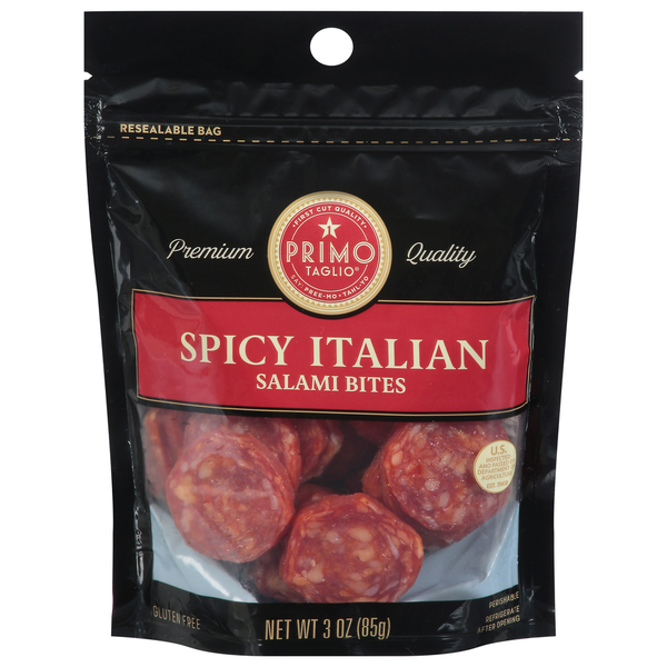 Primo Taglio Salami Bites, Spicy Italian