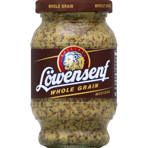 Lowensenf Mustard, Whole Grain