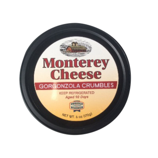 Monterey Cheese Gorgonzola Cheese Crumbles Cup