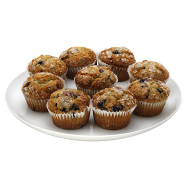 Blueberry & Banana Chocolate Chip Muffins