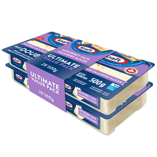 Kraft Jalapeño Monterey Jack Cheese Slices