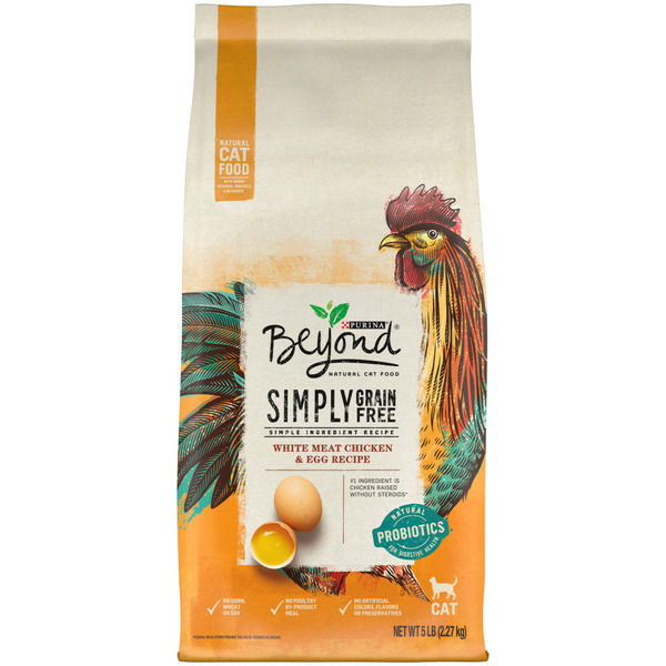 Purina Beyond Grain Free, Natural Dry Cat Food, Grain Free White Meat  Chicken & Egg Recipe Same-Day Delivery | Grocery Outlet