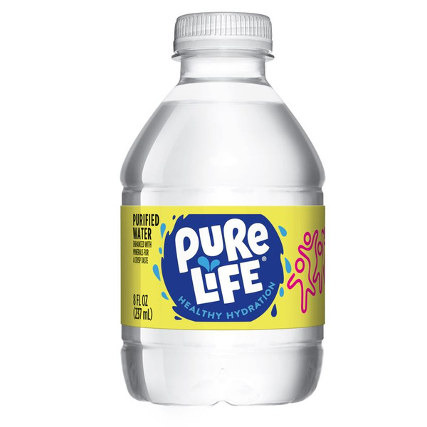 Pure Life - Purified Water - 48/8 oz plastic bottles
