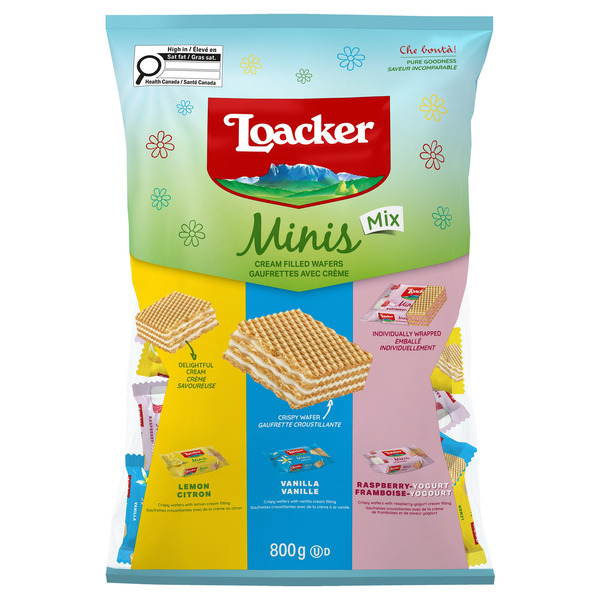 Loacker Minis Cream Filled Wafers Variety Pack