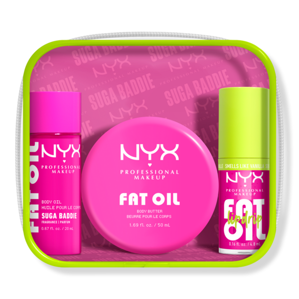NYX Professional Makeup Fat Oil Lip Drip and Body Kit - Suga Baddie