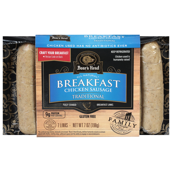 Boar's Head Traditional Breakfast Chicken Sausage