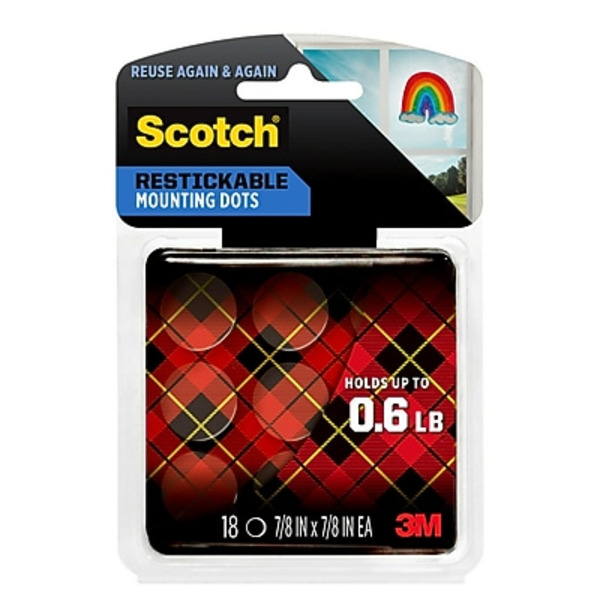 Scotch Restickable Dots For Mounting