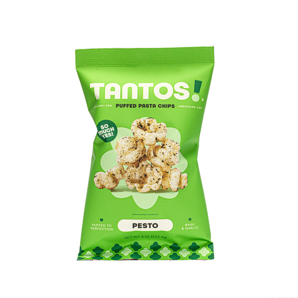 Tantos! Pesto Puffed Pasta Chips