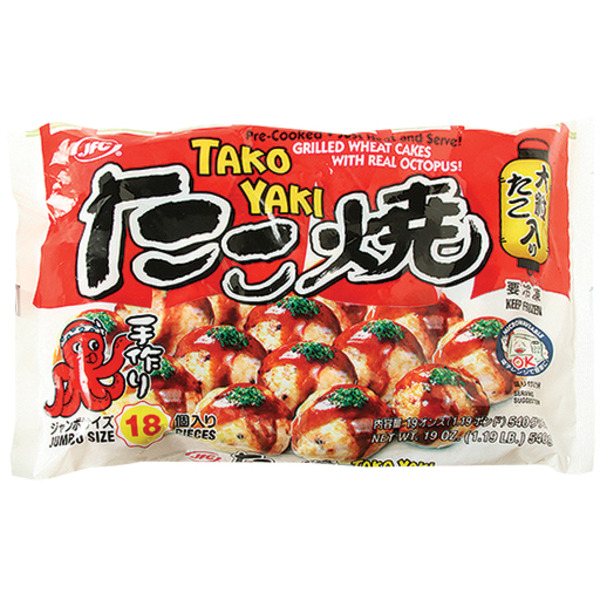 J-Basket Wheat Cakes, with Octopus, Grilled, Jumbo Size