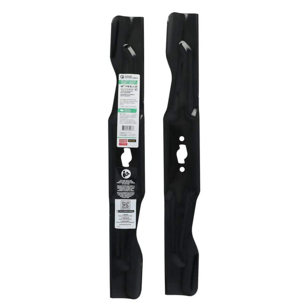 Genuine Factory Parts Original Equipment High Lift Blade Set For Select 46 In. Riding Lawn Mowers With S-shape Center Oe# 742-05510,742p05510