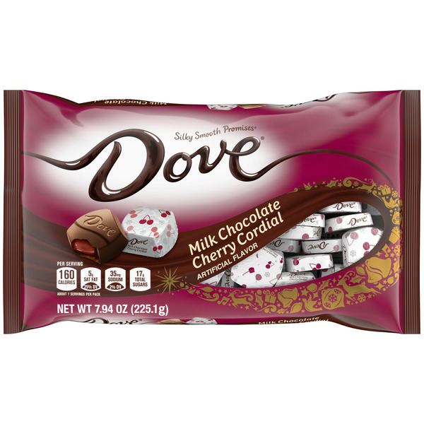 Dove PROMISES Milk Chocolate Cherry Cordial Christmas Candy Same