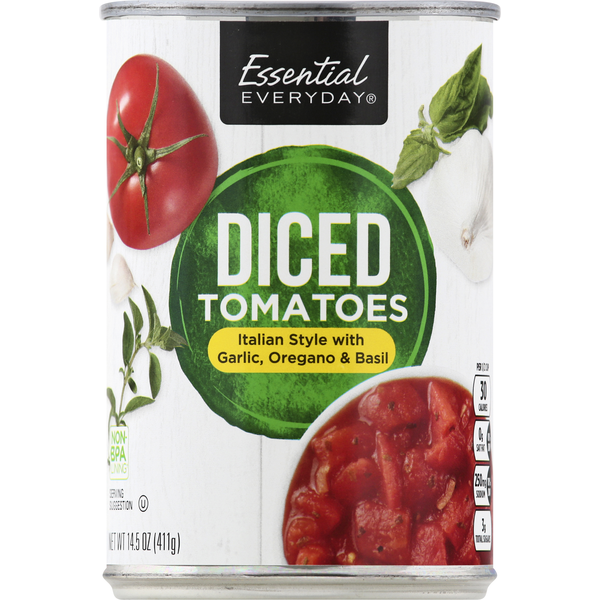 Essential Everyday Tomatoes with Garlic, Oregano & Basil, Italian Style