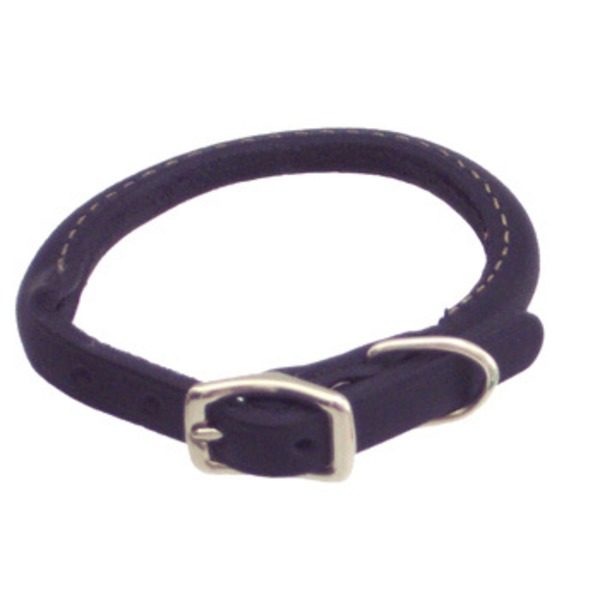 Petco Rolled Leather Dog Collar Black 3/4" W X 18" L (each) Instacart