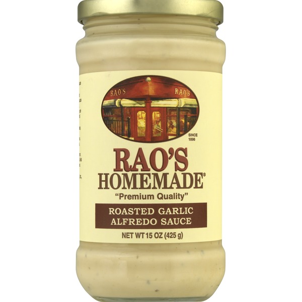 Raos Alfredo Sauce, Roasted Garlic, Homemade (15 oz) Instacart