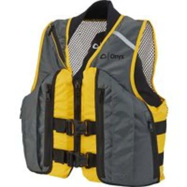 Onyx Professional Deluxe Fishing Life Jacket, Medium