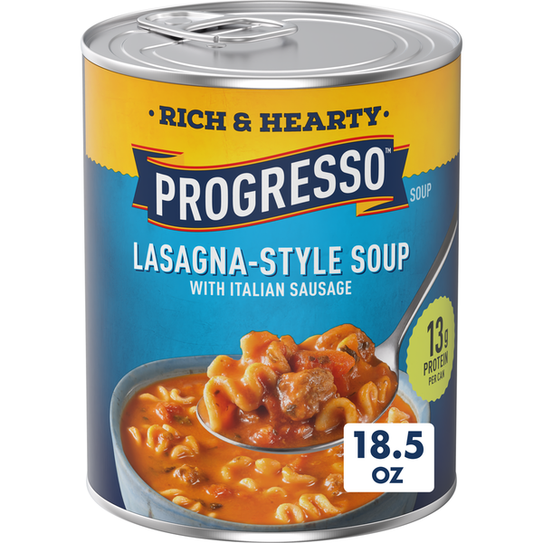 Progresso Rich & Hearty Lasagna-Style Soup