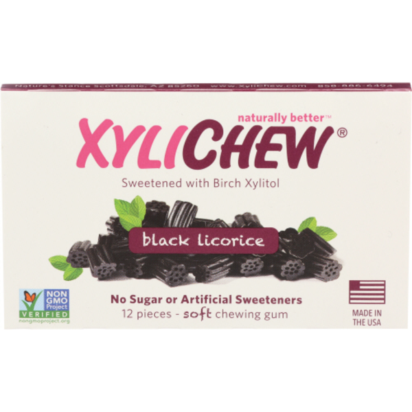Xylichew Black Licorice Gum Same-Day Delivery or Pickup | Sprouts