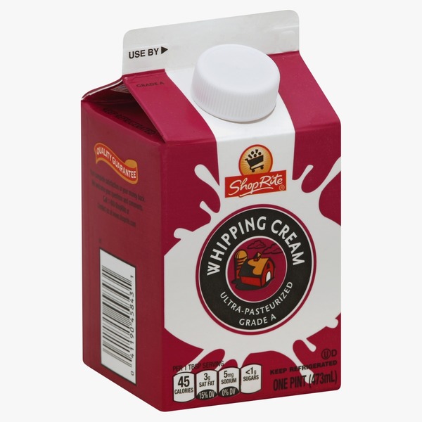 ShopRite Whipping Cream (1 pt) from Price Rite Instacart