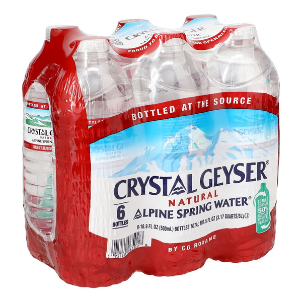 Crystal Geyser Natural Alpine Spring Water Same-Day Delivery