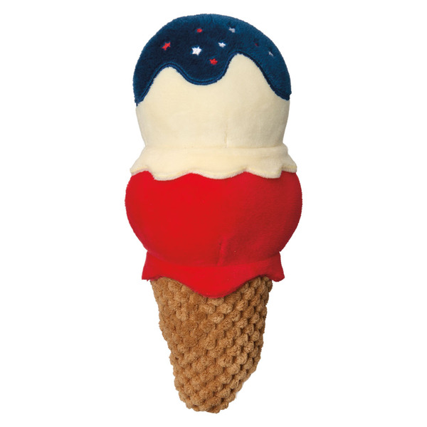 Heart to Tail Ice Cream Plush Patriotic Dog Toy