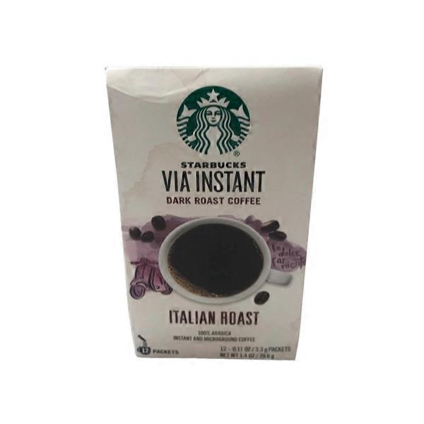 Starbucks Via Instant Italian Dark Roast Coffee (12 ct) Instacart