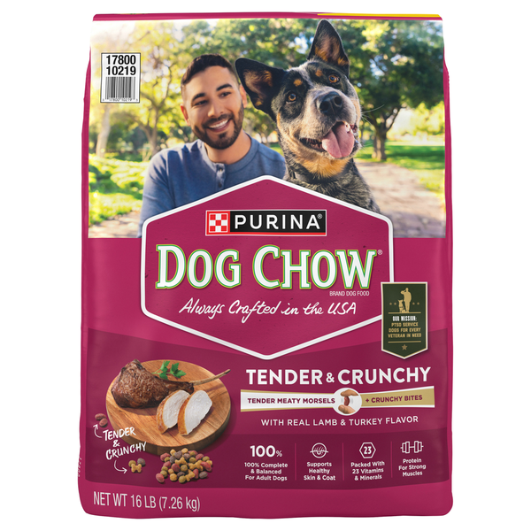 Purina Dog Chow Dog Chow Tender & Crunchy With Real Lamb & Turkey Flavor Adult Dry Dog Food