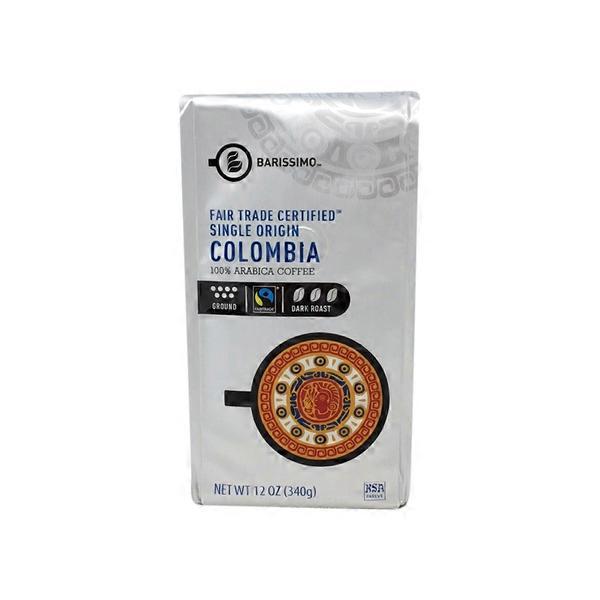 Barissimo Fair Trade Certified Colombian 100 Arabica Ground Coffee (12