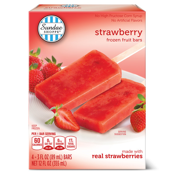 SALE！苺ちゃんとリーフ Sundae Shoppe Strawberry Fruit Bars Same-Day Delivery or Pickup | ALDI