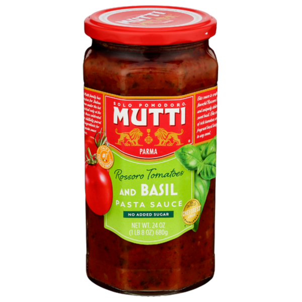 Mutti Rossoro Tomatoes And Basil No Added Sugar Pasta Sauce