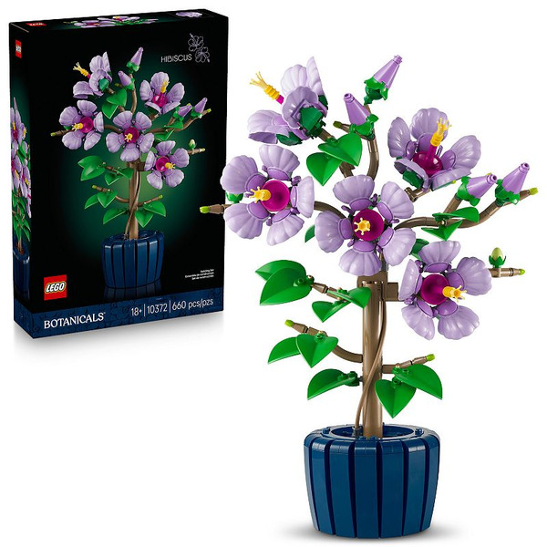 LEGO Botanicals Hibiscus Flower Building Set