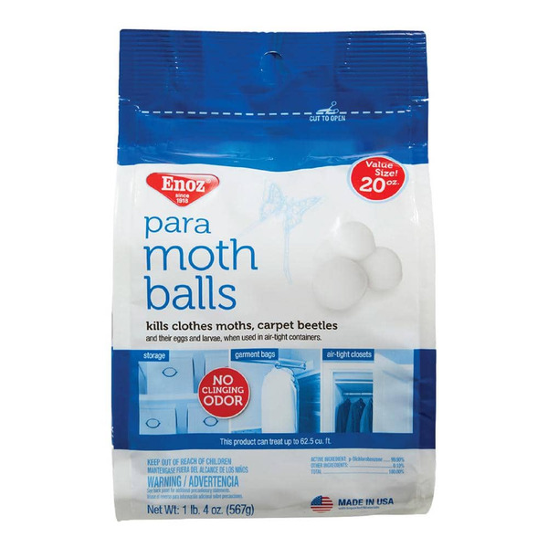 Enoz 20 Oz. Para Moth Balls Box