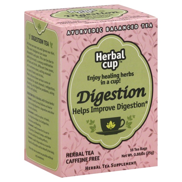 Herbal Cup Herbal Tea, Digestion, Tea Bags (16 each) Instacart