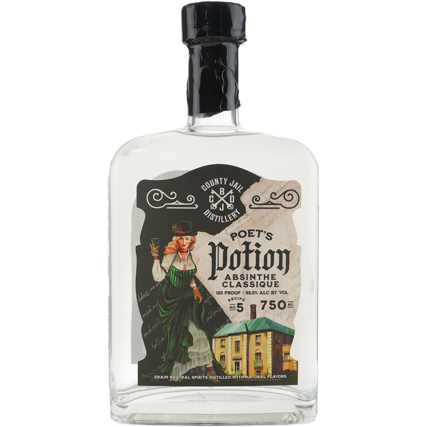 County Jail Distillery Poet's Potion Absinthe Classique Same-Day