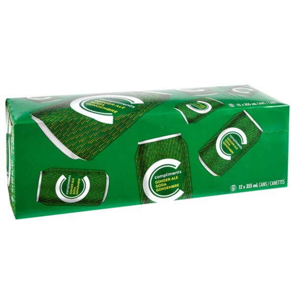 Safeway Compliments Ginger Ale (cans) Same-Day Delivery | Instacart